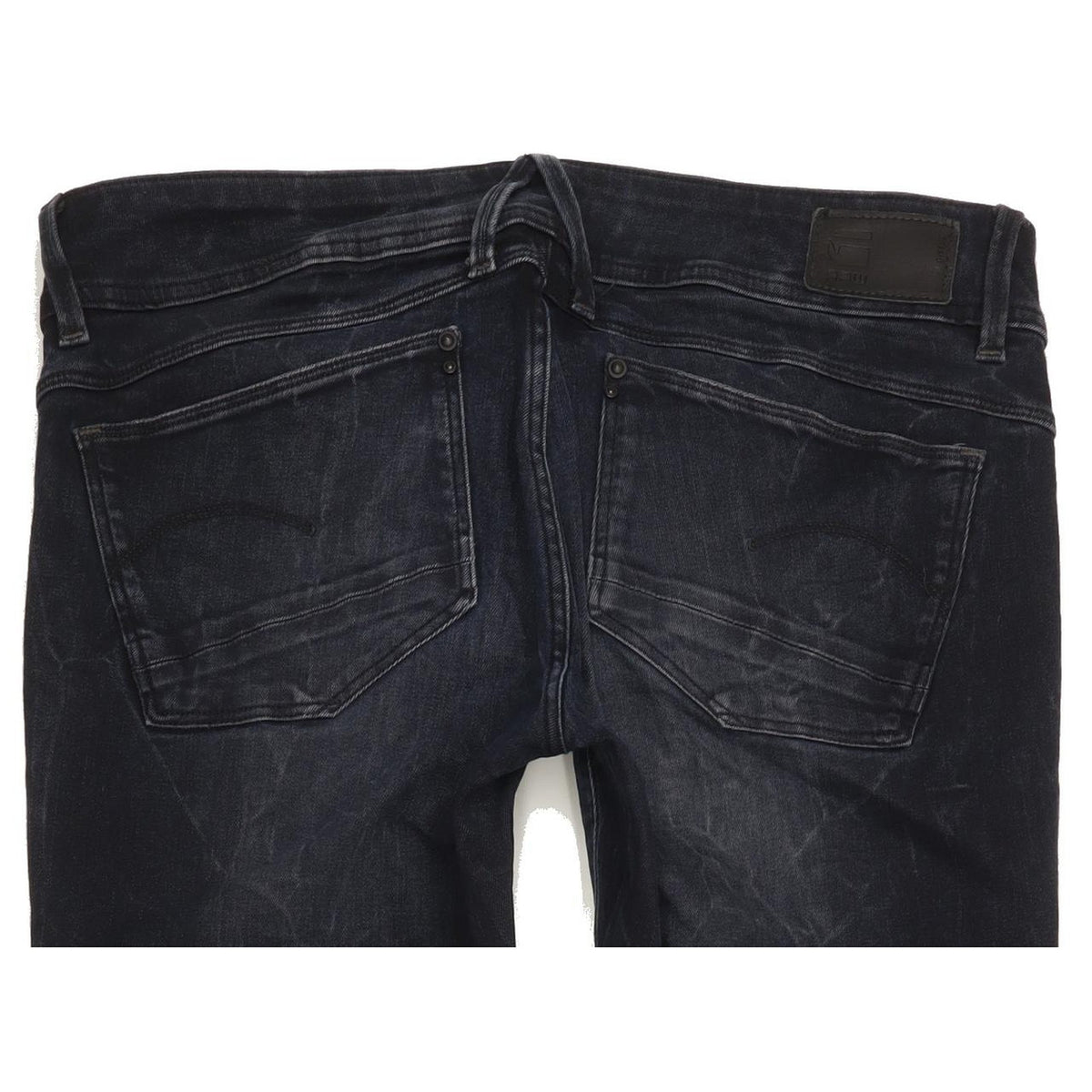 G-Star Lynn Mid Women Navy Skinny Slim Stretch Jeans W30 L34