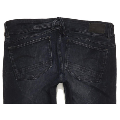 G-Star Lynn Mid Women Navy Skinny Slim Stretch Jeans W30 L34