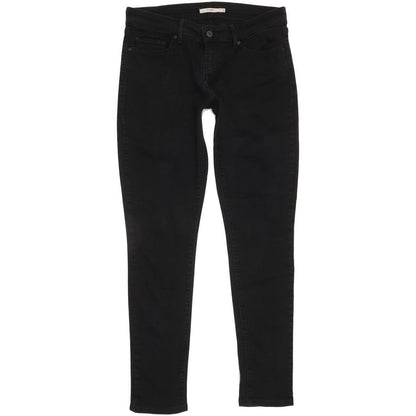Levi's 711 Women Black Skinny Regular Stretch Jeans W32 L31
