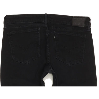 Levi's 711 Women Black Skinny Regular Stretch Jeans W32 L31