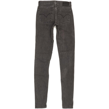 Levi's 710 Super Women Grey Skinny Slim Stretch Jeans W25 L31
