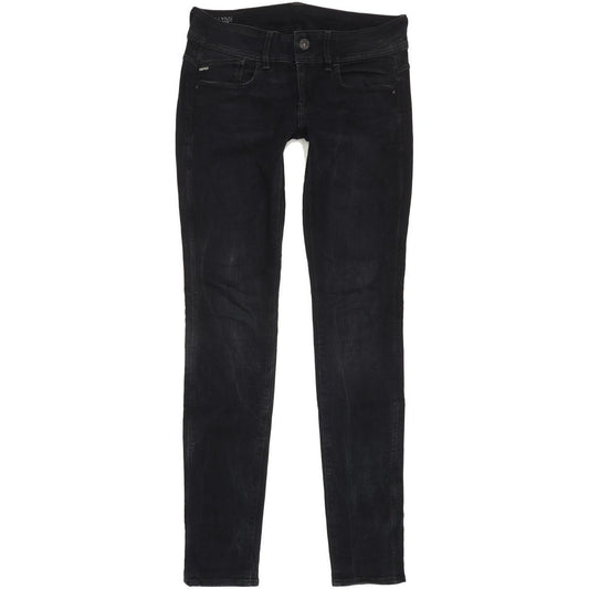 G-Star Lynn Mid Women Navy Skinny Slim Stretch Jeans W27 L32