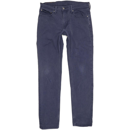 Levi's 511 Men Blue Straight Slim Stretch Jeans W32 L31