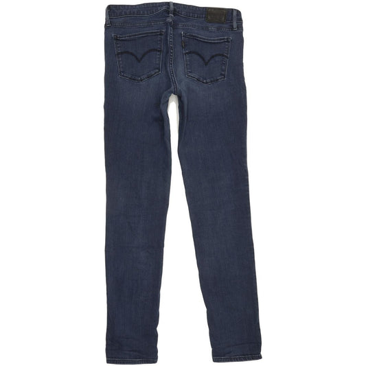 Levi's 711 Women Blue Skinny Slim Stretch Jeans W29 L31