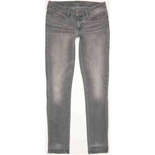 Levi's Slight Curve Women Grey Skinny Slim Stretch Jeans W27 L31