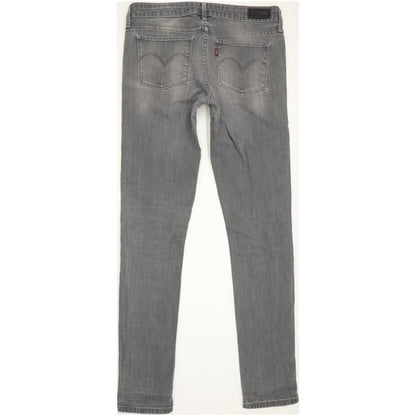 Levi's Slight Curve Women Grey Skinny Slim Stretch Jeans W27 L31