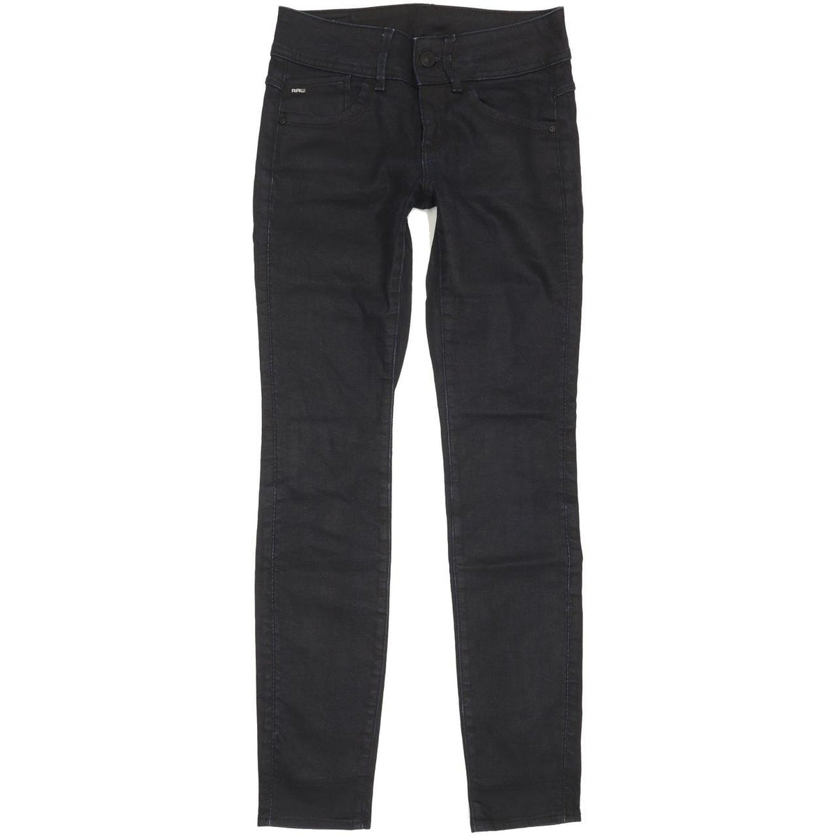 G-Star Lynn Mid Women Navy Skinny Slim Stretch Jeans W24 L30
