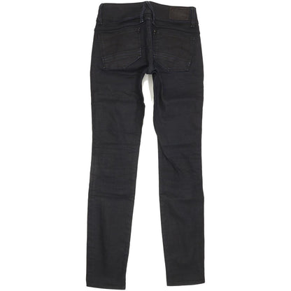 G-Star Lynn Mid Women Navy Skinny Slim Stretch Jeans W24 L30