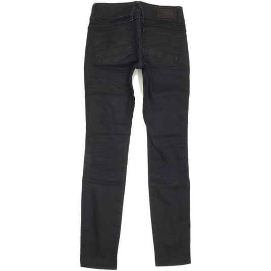 G-Star Lynn Mid Women Navy Skinny Slim Stretch Jeans W24 L30