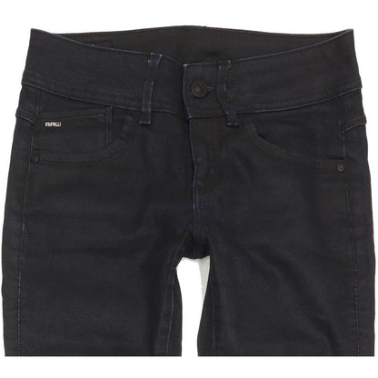 G-Star Lynn Mid Women Navy Skinny Slim Stretch Jeans W24 L30