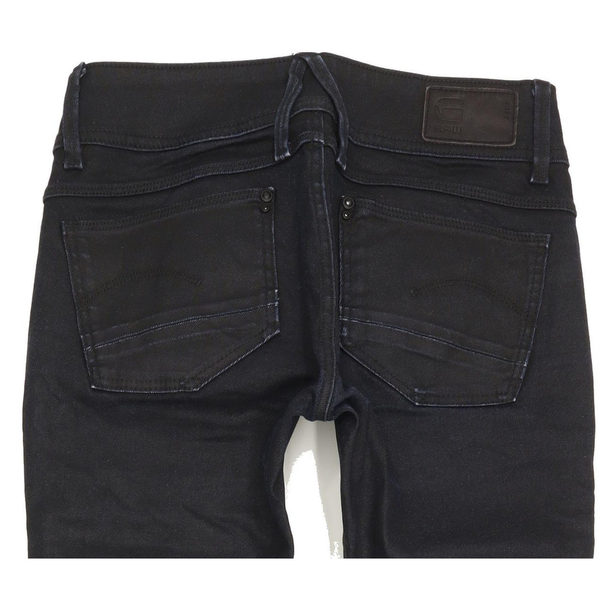 G-Star Lynn Mid Women Navy Skinny Slim Stretch Jeans W24 L30