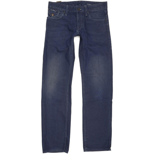 G-Star Morris Low Men Blue Straight Slim Jeans W29 L32