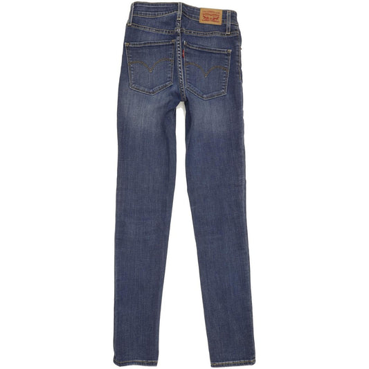 Levi's 721 High Rise Women Blue Skinny Stretch Jeans W26 L30