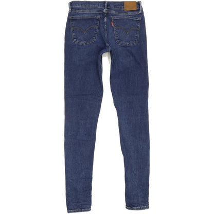 Levi's 710 Super Women Blue Skinny Slim Stretch Jeans W30 L31