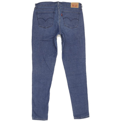 Levi's 710 Super Women Blue Skinny Slim Stretch Jeans W30 L29