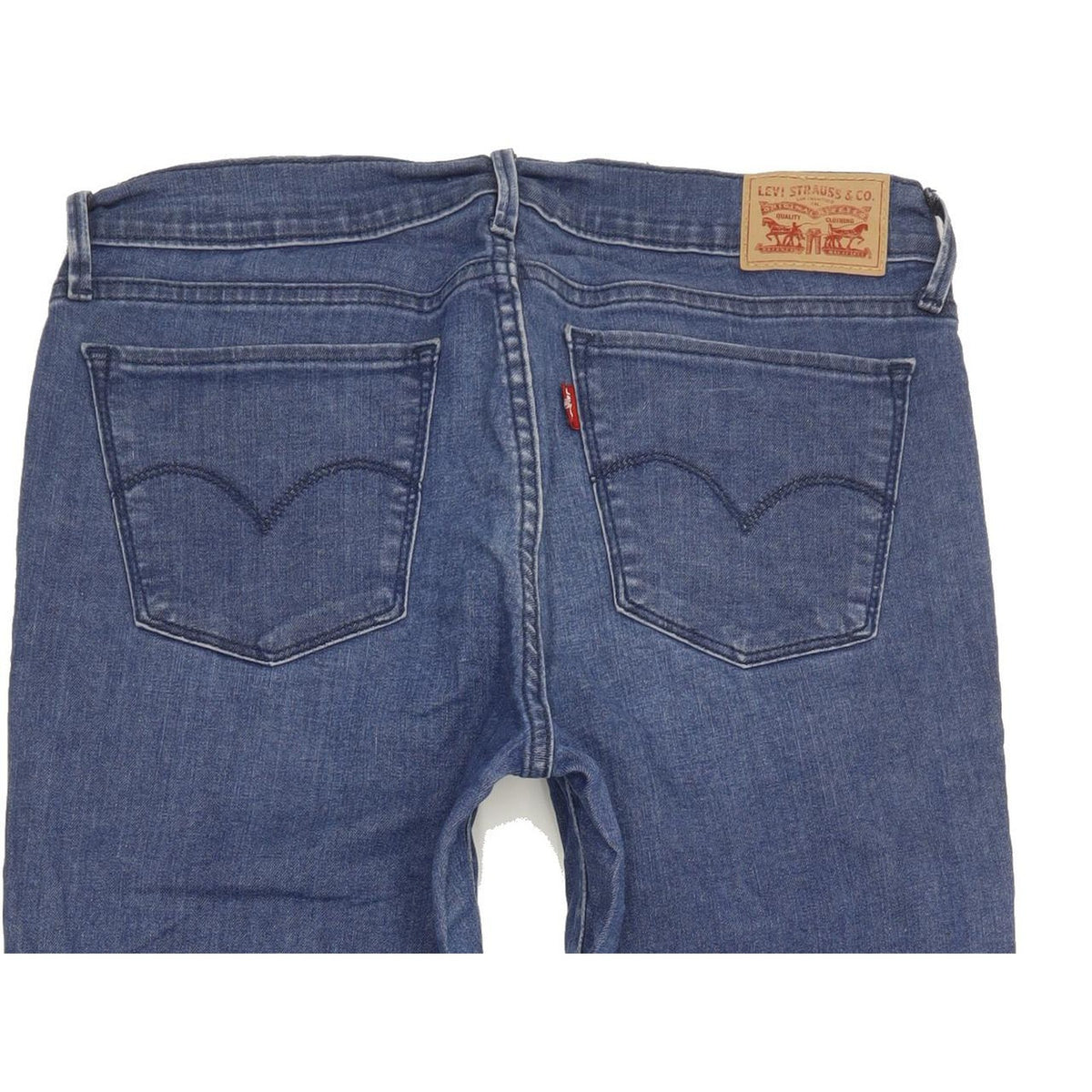 Levi's 710 Super Women Blue Skinny Slim Stretch Jeans W30 L29