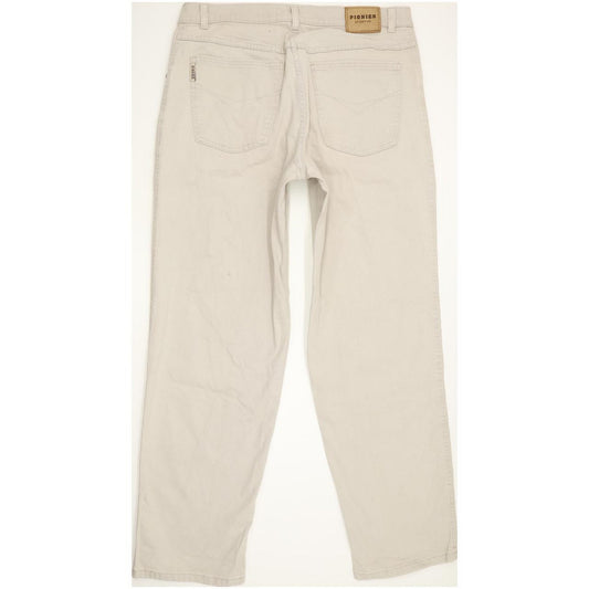 Pioneer Sportive Men Beige Straight Regular Stretch Jeans W32 L31