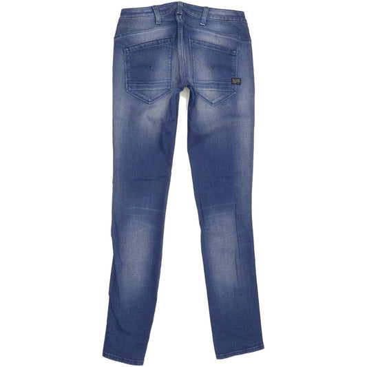 G-Star Cromart Women Blue Tapered Slim Stretch Jeans W27 L32