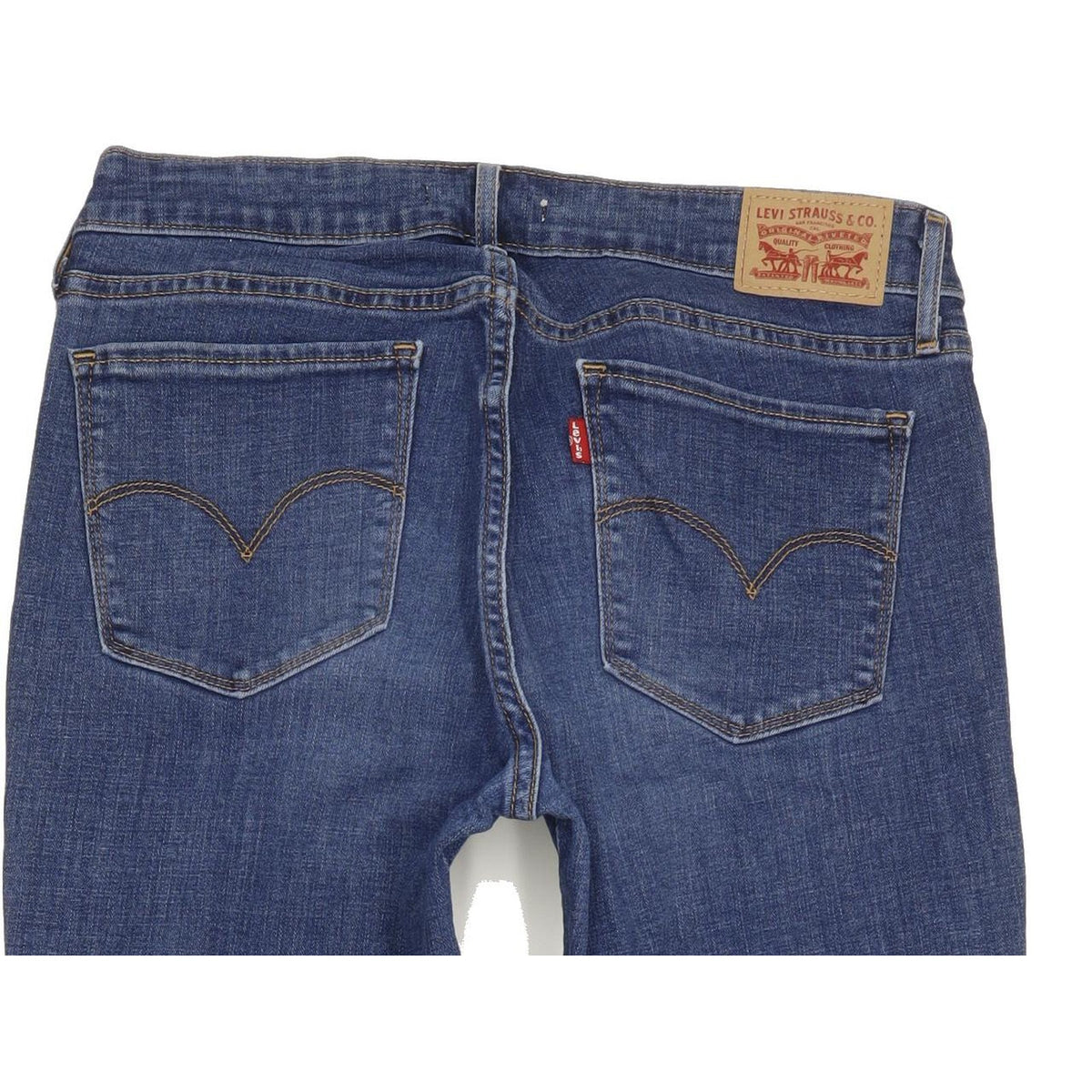 Levi's 711 Filiforme Women Blue Skinny Slim Stretch Jeans W29 L32