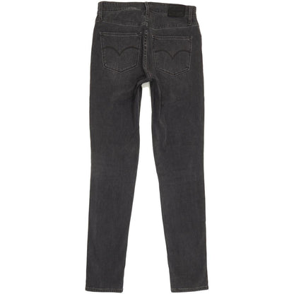 Levi's 721 High Rise Women Charcoal Skinny Stretch Jeans W28 L30