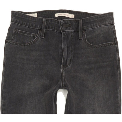 Levi's 721 High Rise Women Charcoal Skinny Stretch Jeans W28 L30