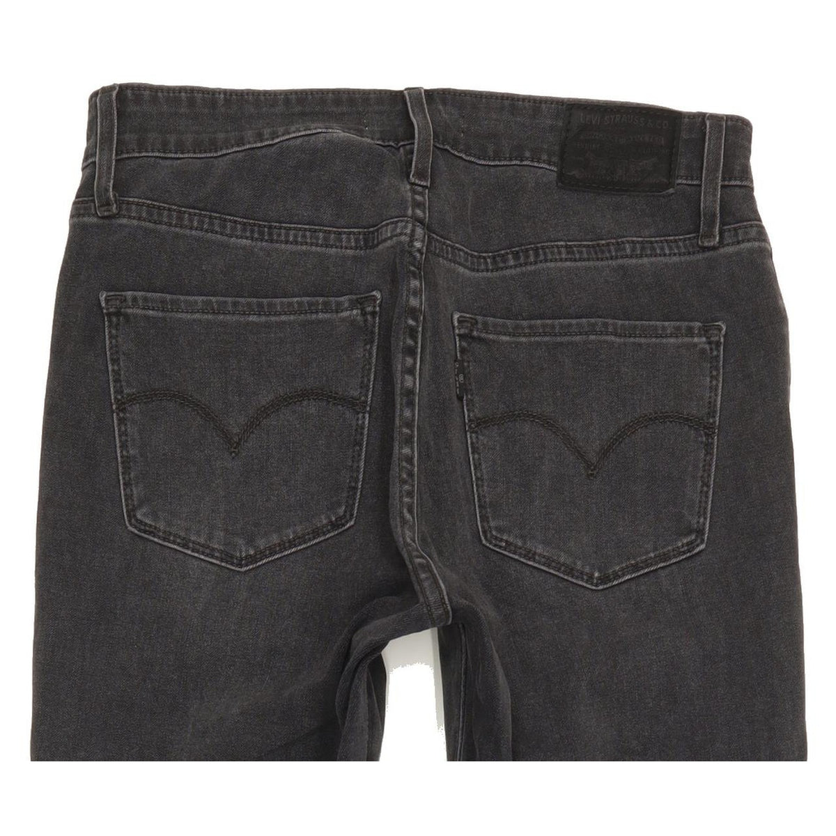 Levi's 721 High Rise Women Charcoal Skinny Stretch Jeans W28 L30