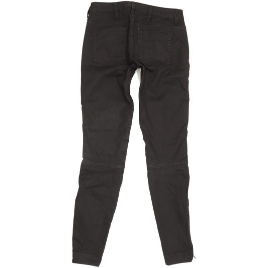 G-Star 5620 Custom Ankle Zip Women Black Skinny Slim Stretch Jeans W25 L34