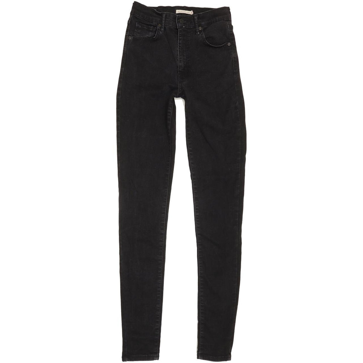 Levi's Mile High Rise Women Black Skinny Stretch Jeans W28 L33