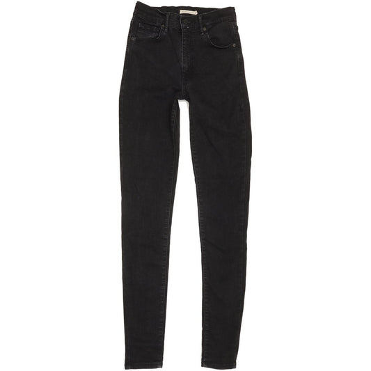Levi's Mile High Rise Women Black Skinny Stretch Jeans W28 L33