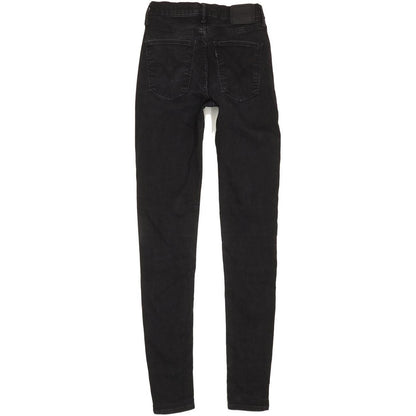 Levi's Mile High Rise Women Black Skinny Stretch Jeans W28 L33