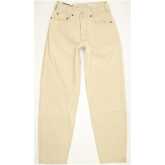 Diesel Saddle Baggy Men Beige Tapered Relaxed Jeans W28 L32