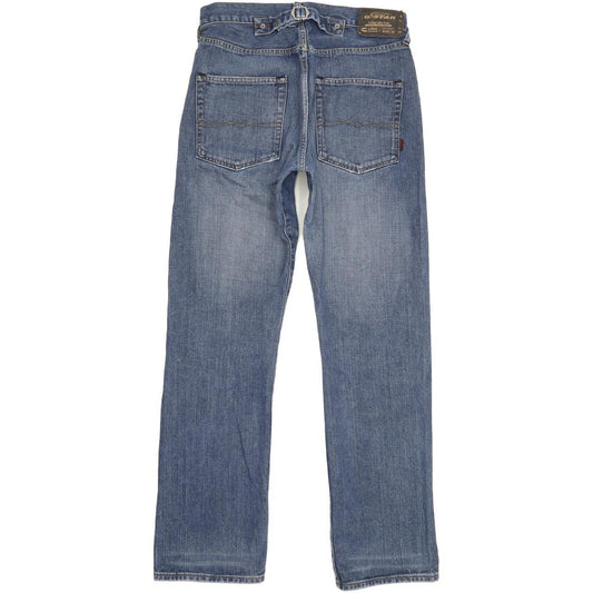 G-Star S.C. New US Lamber Men Blue Straight Regular Jeans W28 L32