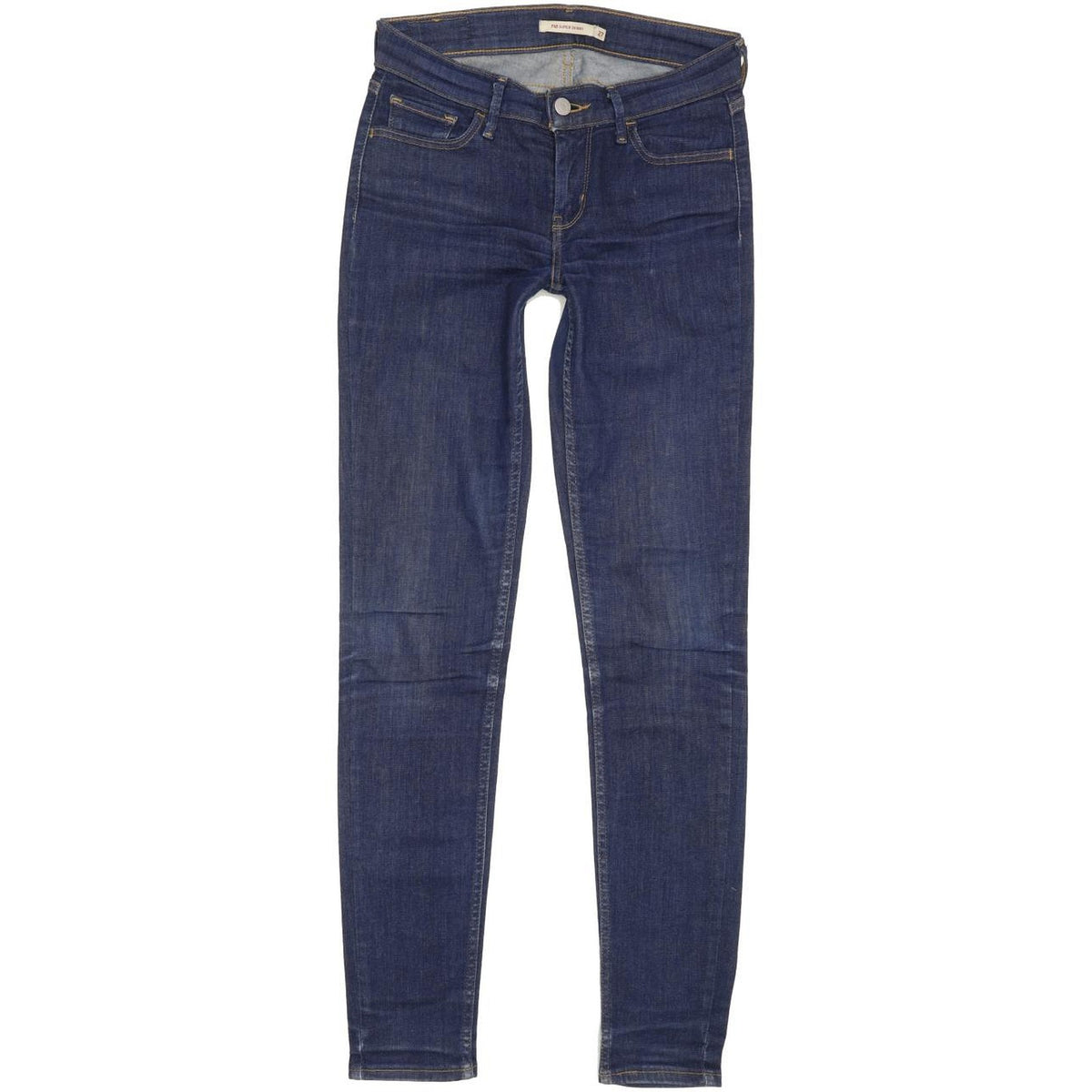 Levi's 710 Super Women Blue Skinny Slim Stretch Jeans W27 L31