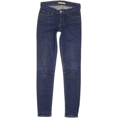 Levi's 710 Super Women Blue Skinny Slim Stretch Jeans W27 L31