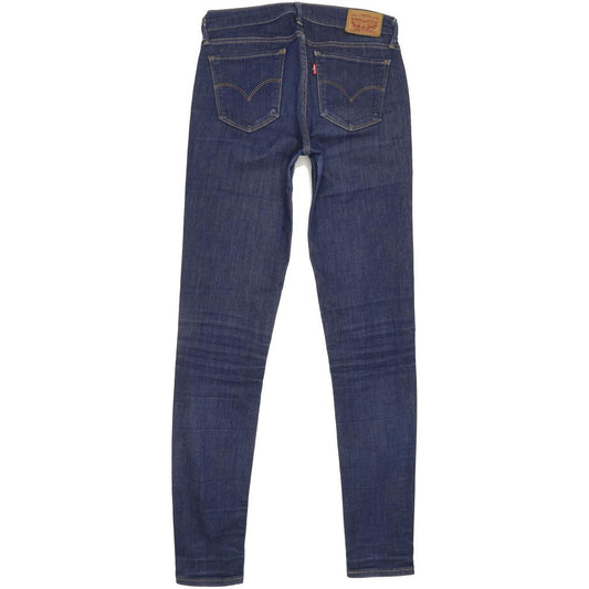 Levi's 710 Super Women Blue Skinny Slim Stretch Jeans W27 L31