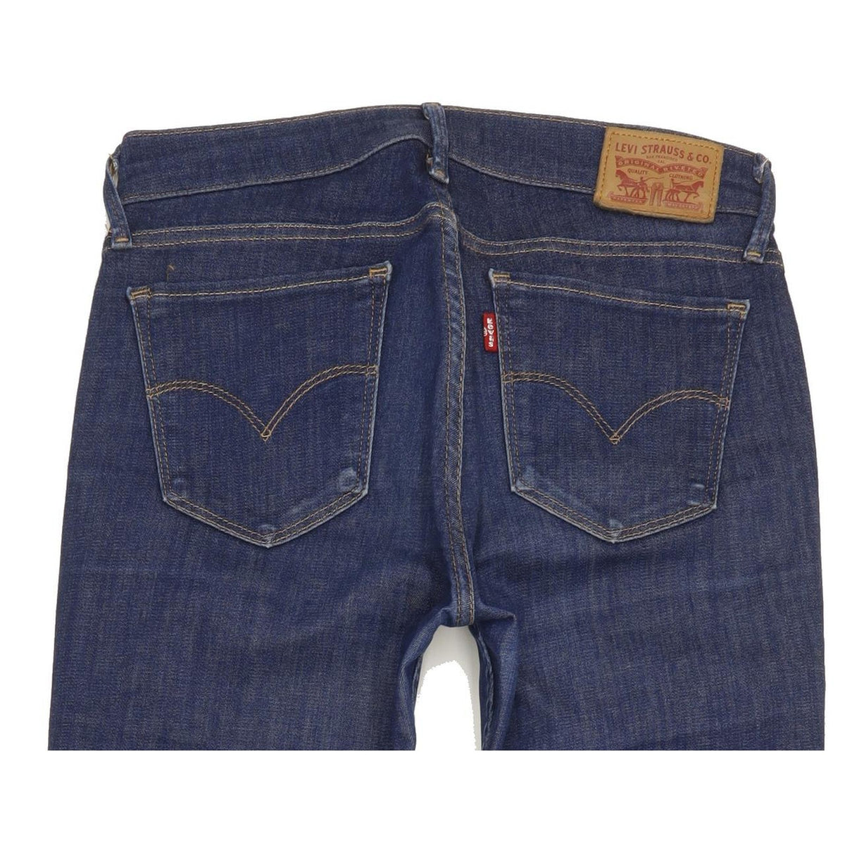 Levi's 710 Super Women Blue Skinny Slim Stretch Jeans W27 L31