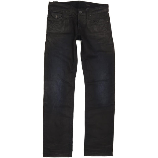 G-Star Morris Low Men Navy Straight Slim Jeans W30 L32
