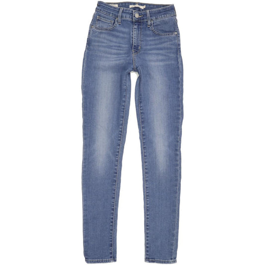 Levi's 721 High Rise Women Blue Skinny Slim Stretch Jeans W26 L30