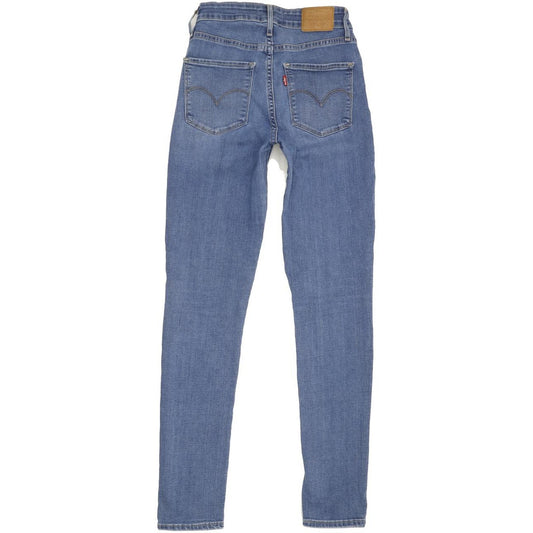 Levi's 721 High Rise Women Blue Skinny Slim Stretch Jeans W26 L30