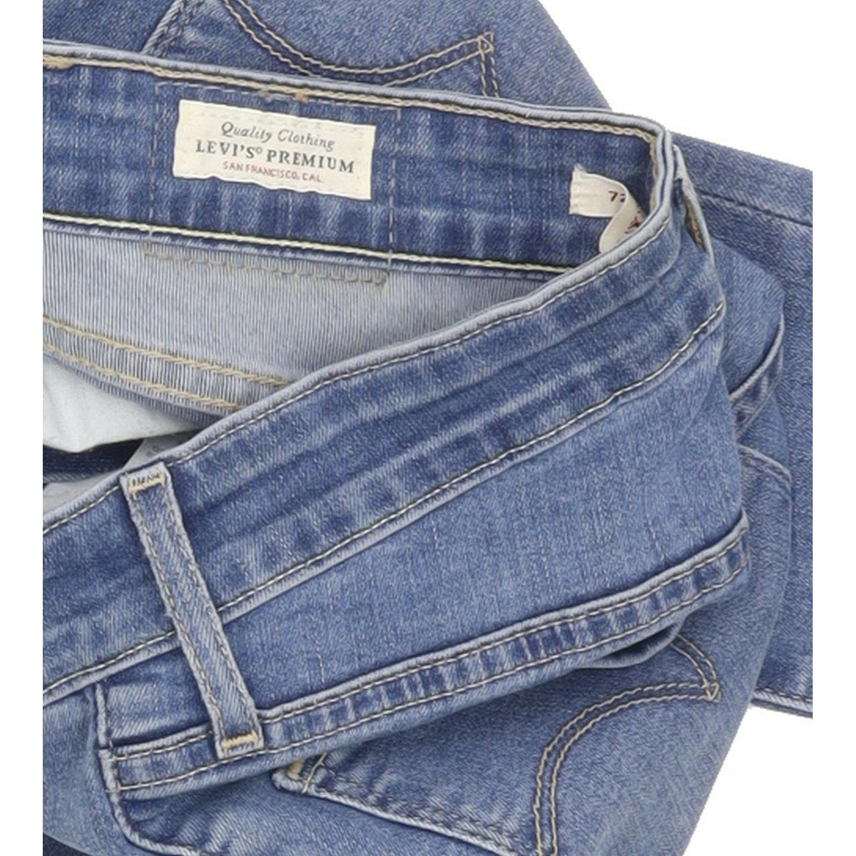 Levi's 721 High Rise Women Blue Skinny Slim Stretch Jeans W26 L30