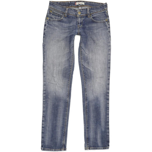 Levi's 571 Women Blue Straight Slim Stretch Jeans W29 L30