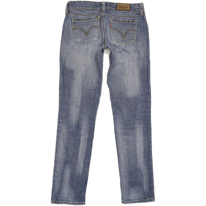 Levi's 571 Women Blue Straight Slim Stretch Jeans W29 L30