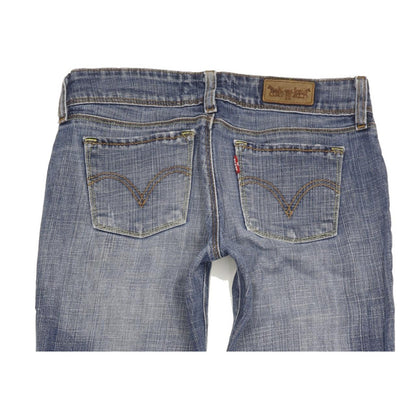 Levi's 571 Women Blue Straight Slim Stretch Jeans W29 L30