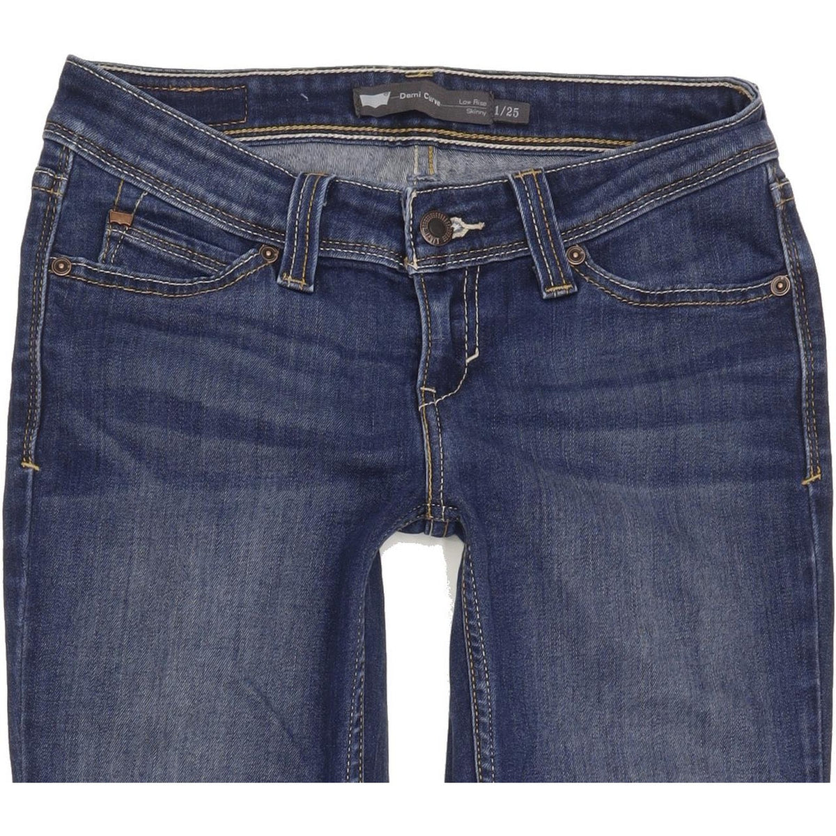 Levi's Demi Curve Women Blue Skinny Slim Stretch Jeans W25 L30