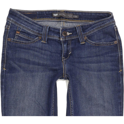 Levi's Demi Curve Women Blue Skinny Slim Stretch Jeans W25 L30