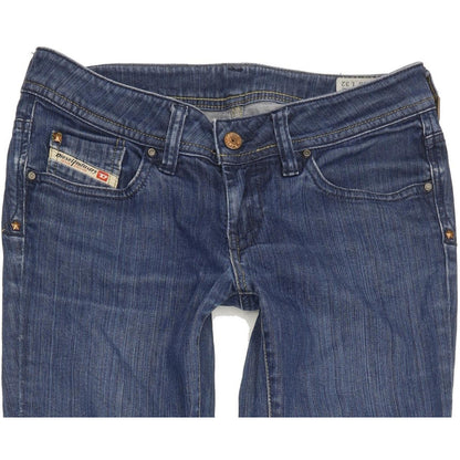 Diesel Easee 008DR Women Blue Straight Slim Stretch Jeans W28 L32
