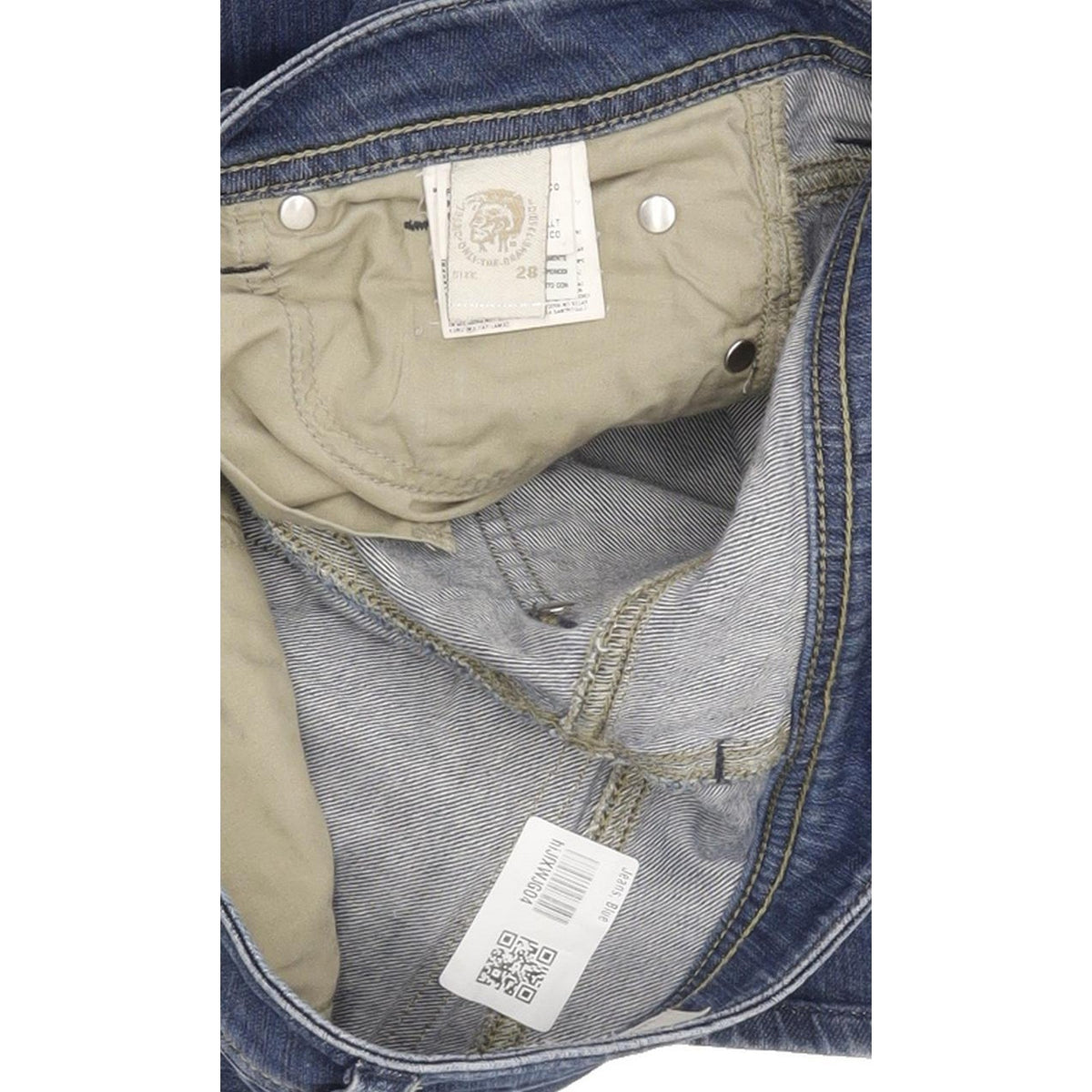 Diesel Easee 008DR Women Blue Straight Slim Stretch Jeans W28 L32