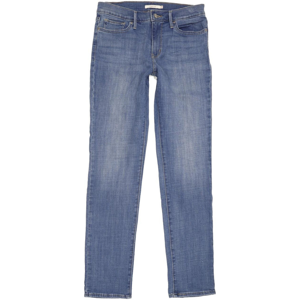 Levi's Slimming Women Blue Straight Slim Stretch Jeans W29 L31