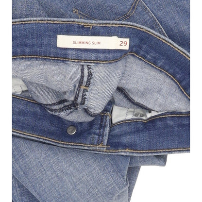 Levi's Slimming Women Blue Straight Slim Stretch Jeans W29 L31