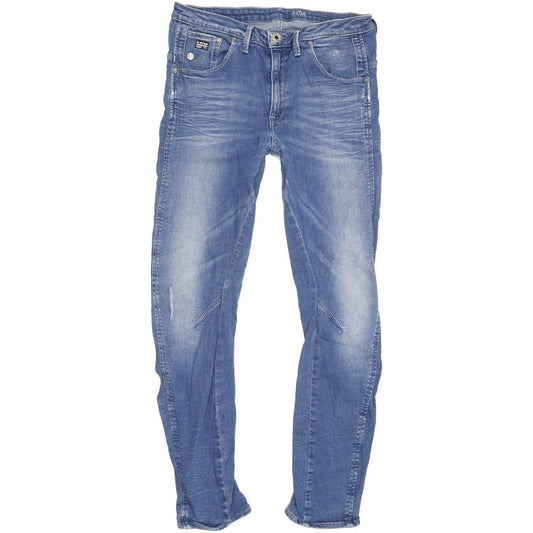 G-Star Arc 3D Women Blue Tapered Loose Stretch Jeans W27 L32